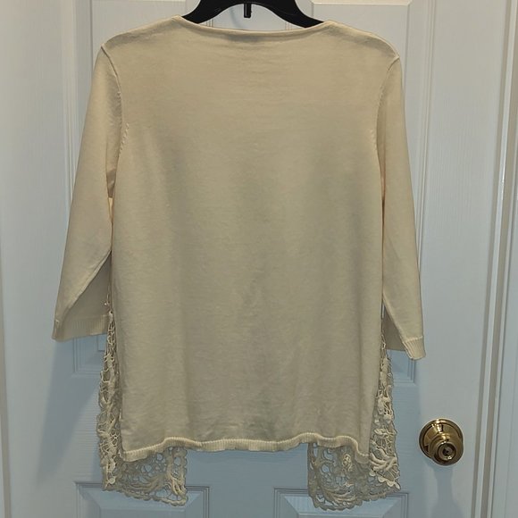 Coldwater Creek sweater vest/cardigan - Picture 4 of 6